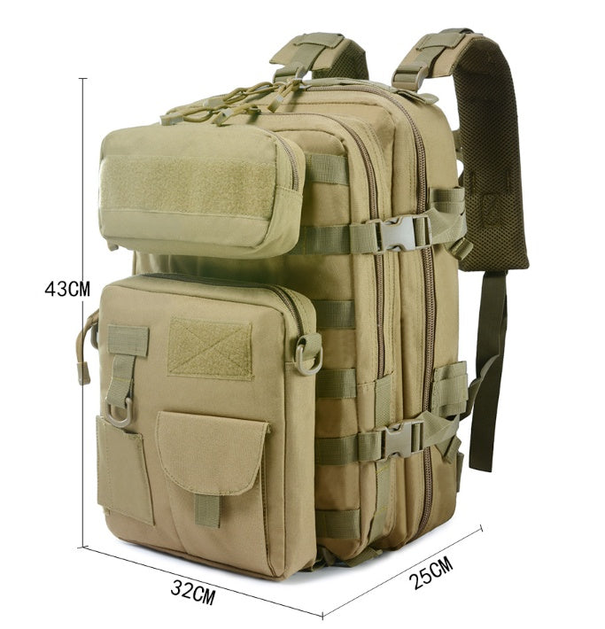 Outdoor camouflage backpack with large capacity