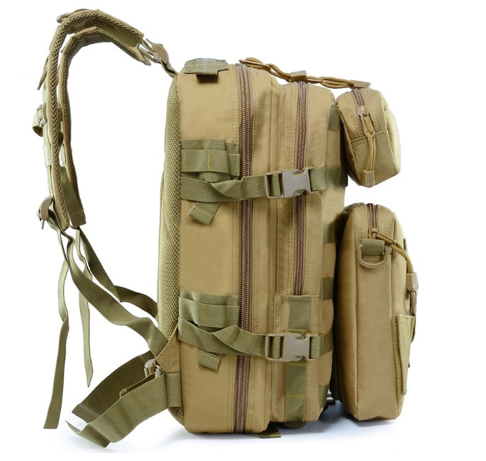 Outdoor camouflage backpack with large capacity