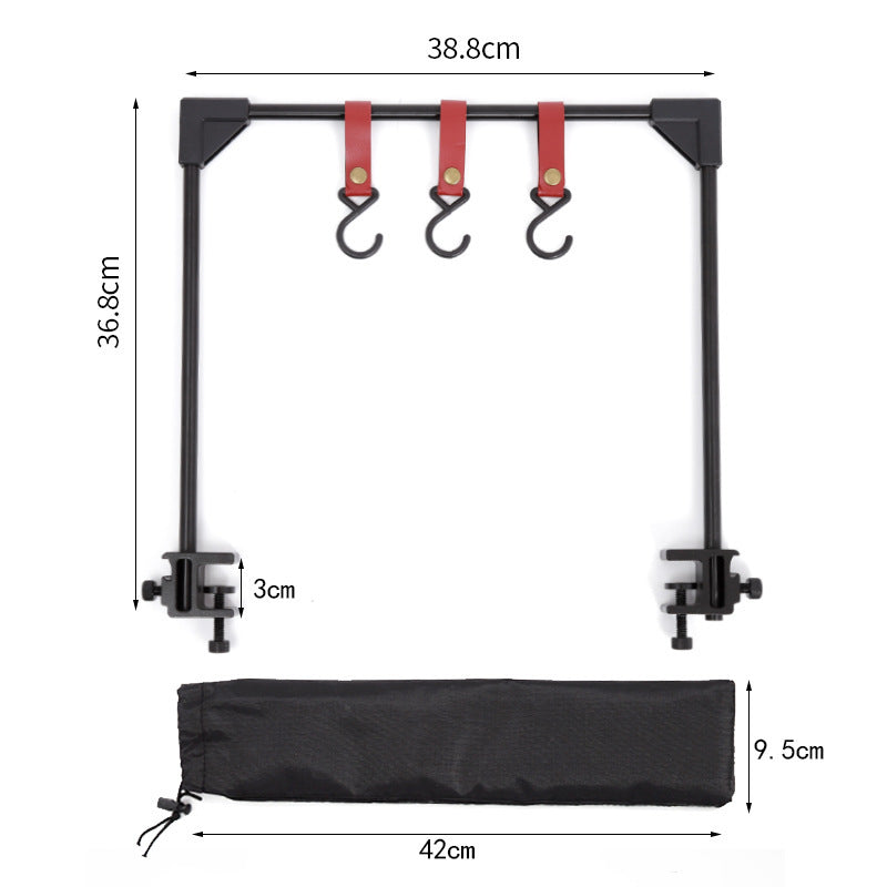 Outdoor Camping Rack Adjustable Base Clamp