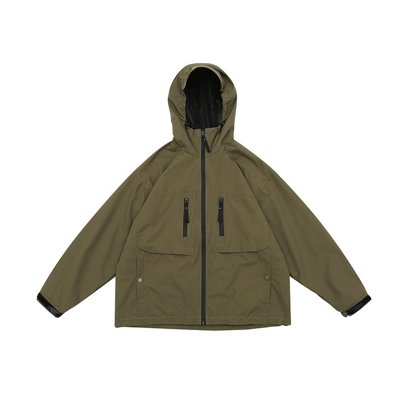 Fashion Outdoor Camping Solid Color Jacket