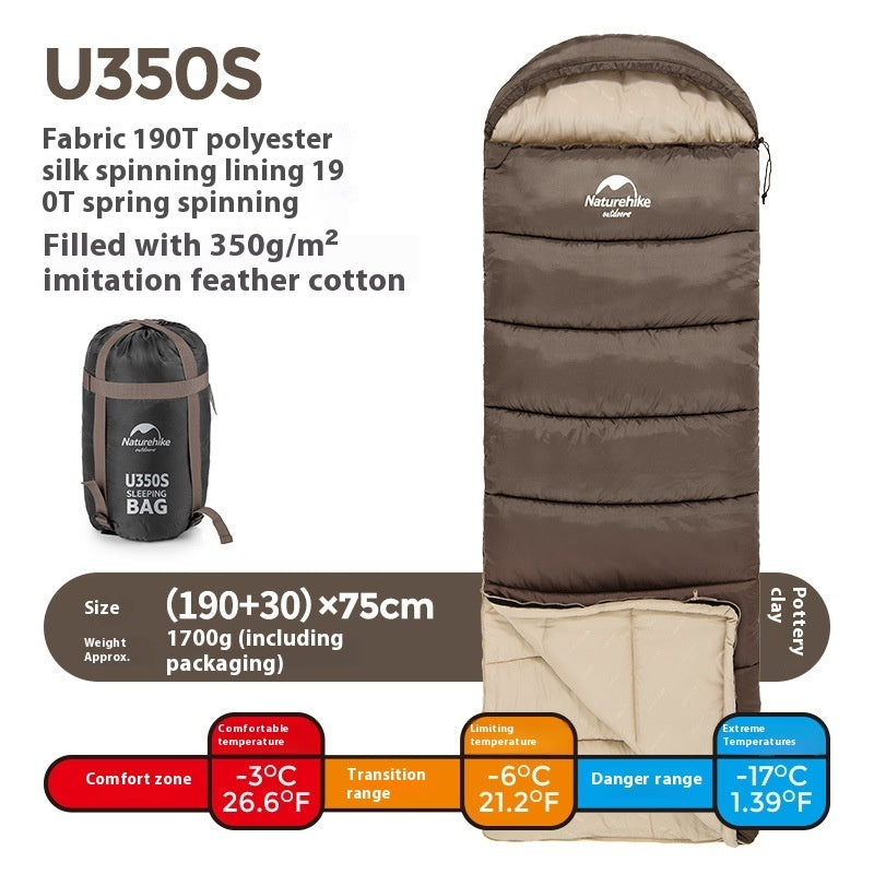 Naturehike Series Envelope Hooded Sleeping Bag