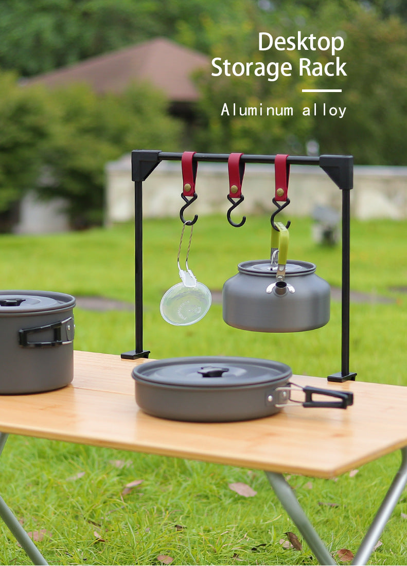 Outdoor Camping Rack Adjustable Base Clamp