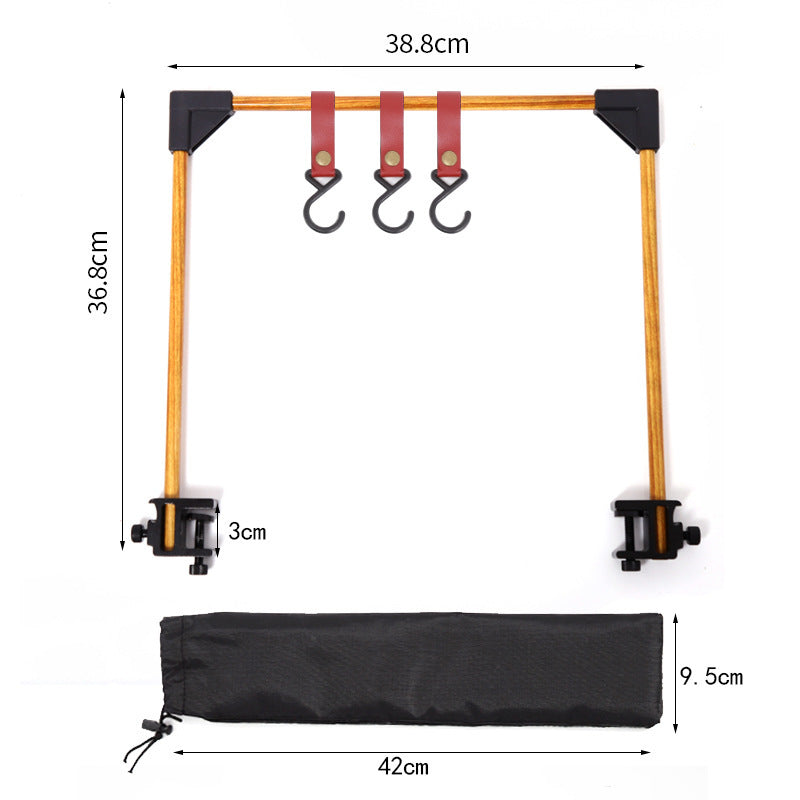 Outdoor Camping Rack Adjustable Base Clamp